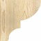 Ekena Millwork Ridgewood Rough Sawn Corbel, Douglas Fir, 6"W x 10"D x 10"H COR06X10X10RID00RDF - alternate 4